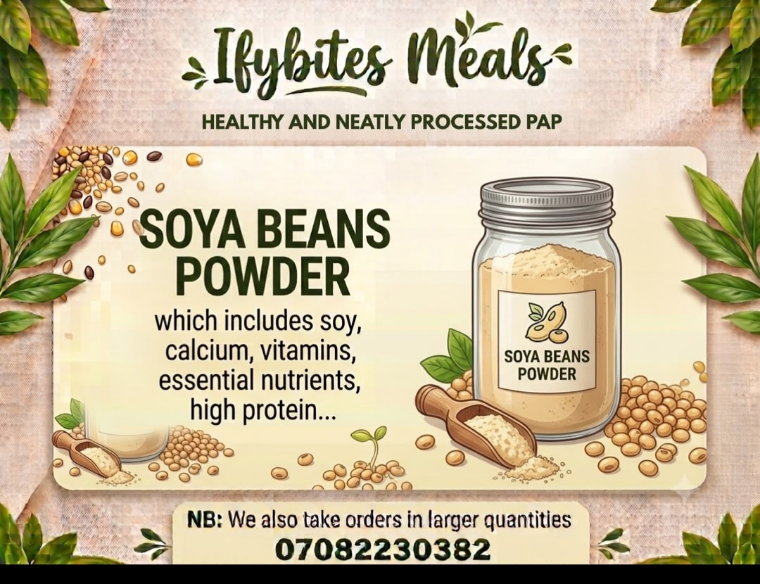Soya Beans Powder product flyer for Ifybites Meals